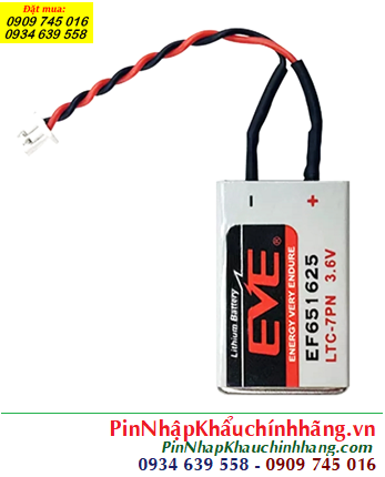 EF651625 (LTC-7PN), Pin nuôi nguồn EVE EF651625 (LTC-7PN) lithium 3.6v chính hãng